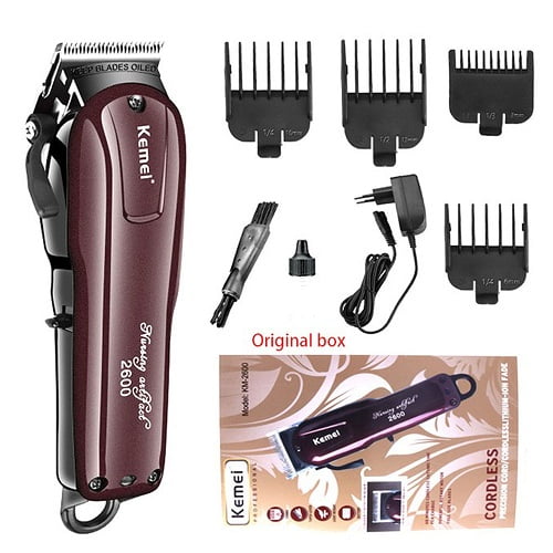 Kemei KM 2600 Cord Cordless Adjustable Hair Clipper and Trimmer