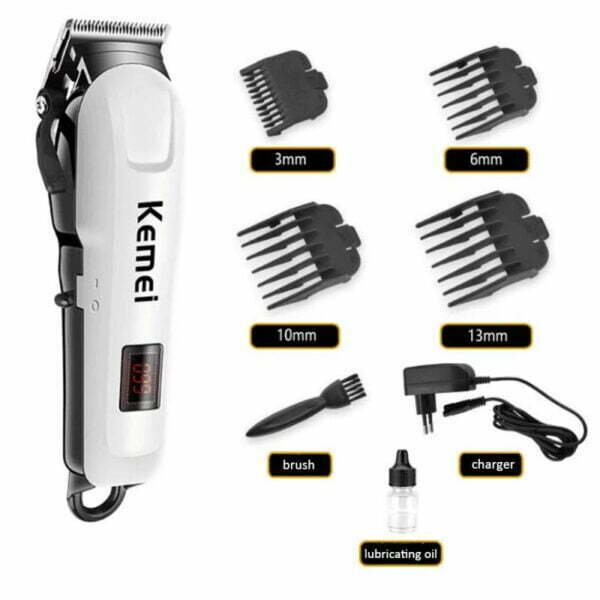 Kemei KM 809A DIgital Professional Electric Hair Clipper and Trimmer