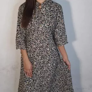 Ladies Fashionable One-Piece China Linen Kurti (CMFZ 21)
