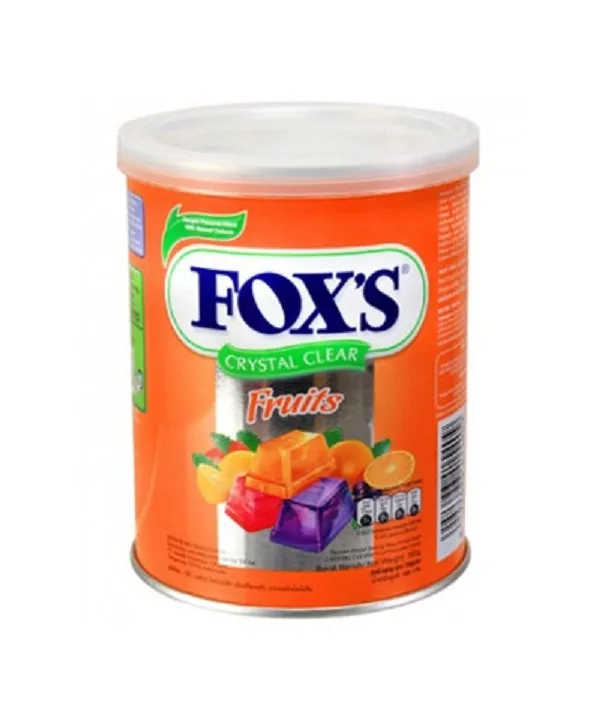 fox crystal clear fruit candy 180g
